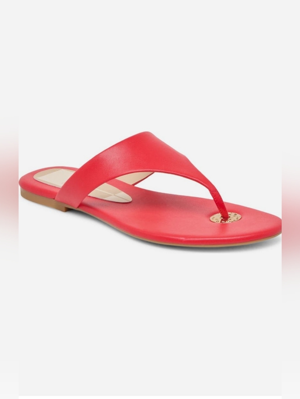 Dolce Vita Kittle Women's Leather Thong Slide Sandal - Sleek Comfort